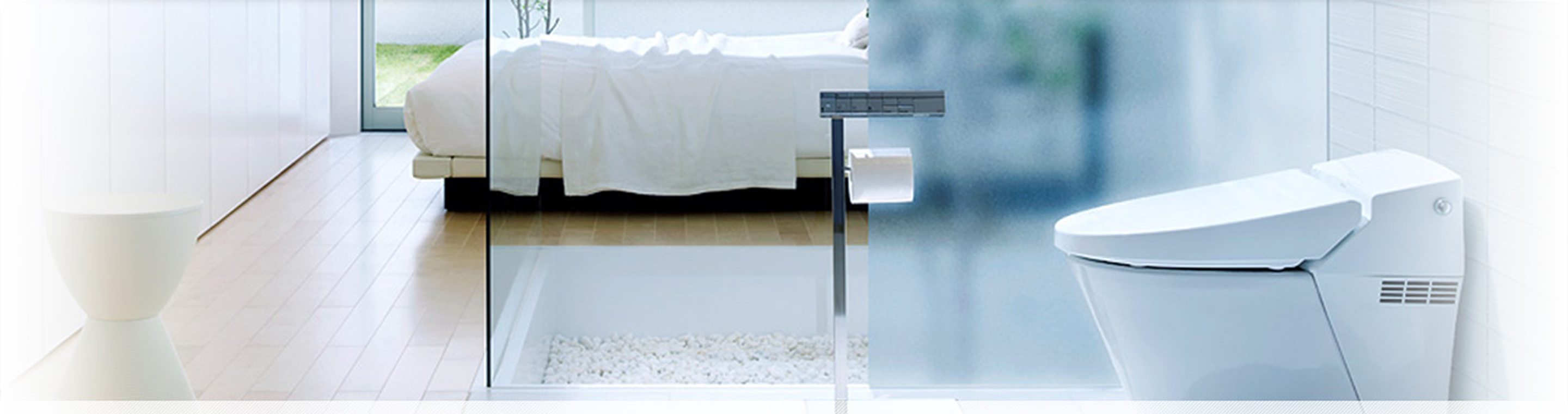 最新のトイレと清潔な室内のイメージ
